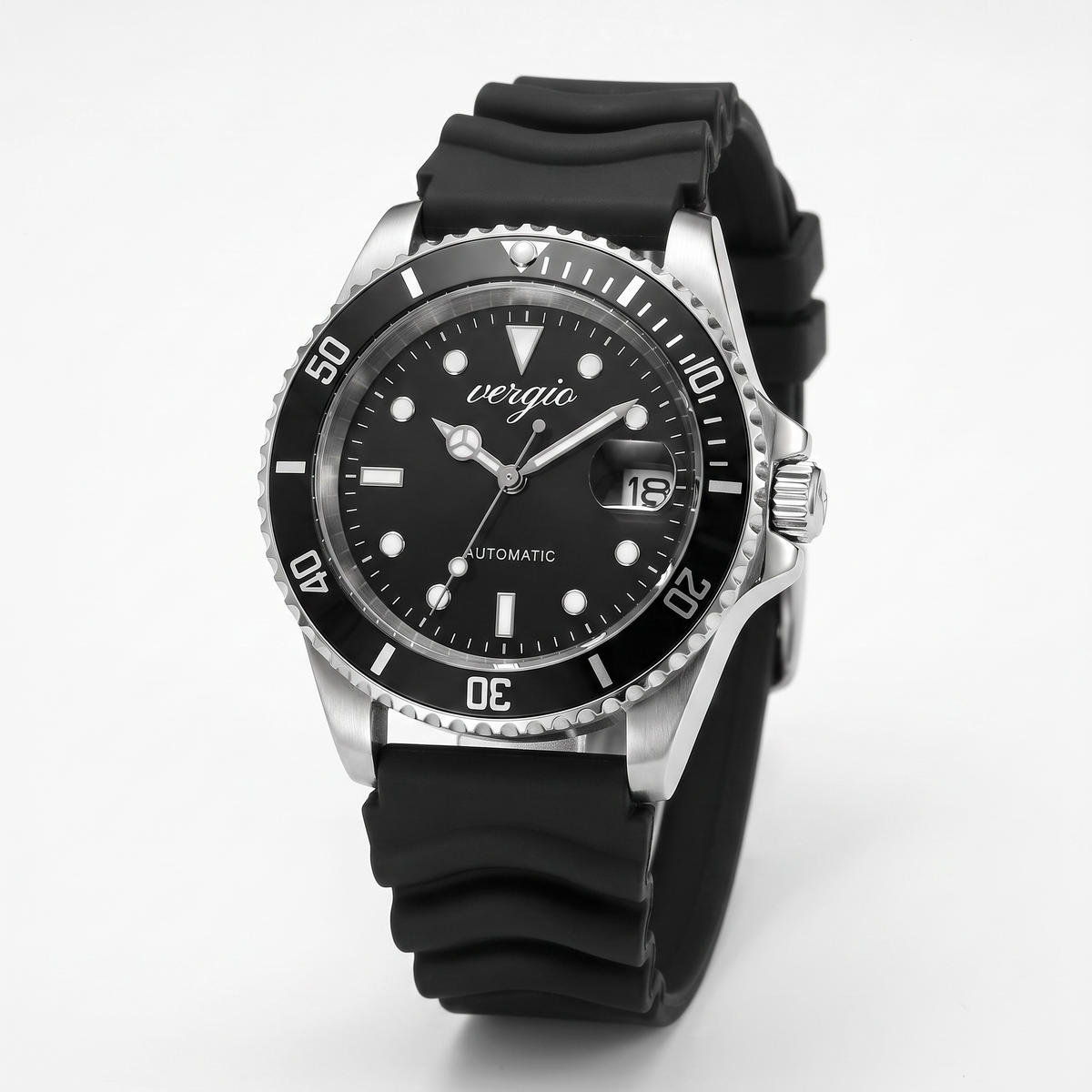 Reloj Vergio con correa de silicona